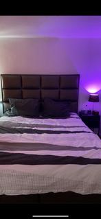 Bed incl hoofdbord, Huis en Inrichting, Slaapkamer | Bedden, Ophalen, Tweepersoons, Zo goed als nieuw, 180 cm