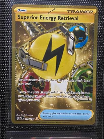 Pokemon Superior Energy Retrieval 277/193 Paldea Evolved beschikbaar voor biedingen