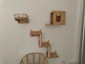 MIUZMORE pine cat wall climbing set beschikbaar voor biedingen
