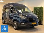 Ford Transit Custom L1H2 Rolstoelbus - Rolstoel geschikt, Auto's, 12 maanden, Stof, Blauw, Bedrijf