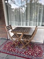 Balkon Bistro Set - Compact & Stijlvol, Ophalen, Gebruikt, Hout, Inklapbaar