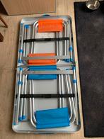 Aluminium Campingtafel met Krukjes - Compact, Ophalen of Verzenden, Gebruikt, Campingtafel
