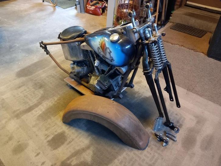 Harley-Davidson Bobber project, Motoren, Motoren | Oldtimers, Overig, 2 cilinders, Ophalen