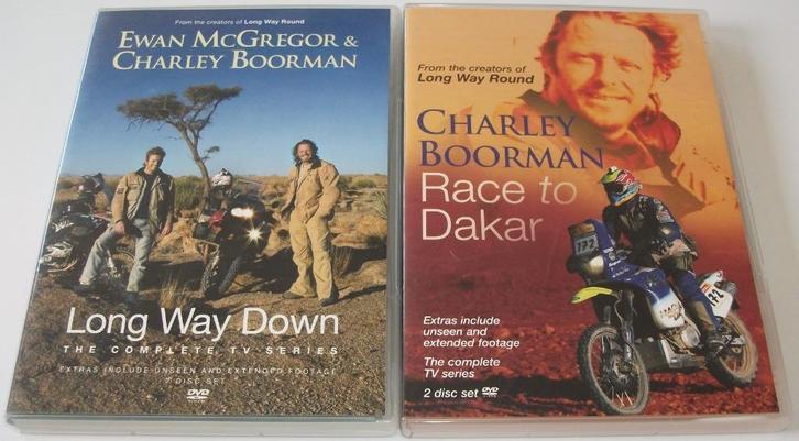 Dvd *** LONG WAY DOWN & RACE TO DAKAR *** Complete Series, Cd's en Dvd's, Dvd's | Tv en Series, Zo goed als nieuw, Non-fictie