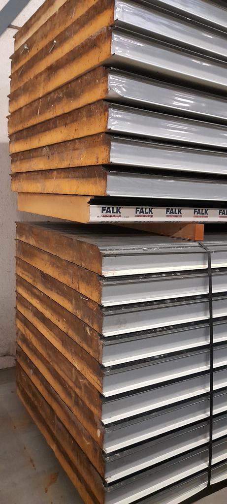 Sandwichpanelen 100mm B-keus wandpaneel voor een speciale pr, Doe-het-zelf en Verbouw, Isolatie en Afdichting, Gebruikt, Muurisolatie