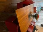 Bert Plantagie eettafel met 6 stoelen, 200 cm of meer, 50 tot 100 cm, Rechthoekig, Zo goed als nieuw