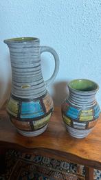 2 vintage Jasba vazen, Antiek en Kunst, Ophalen of Verzenden