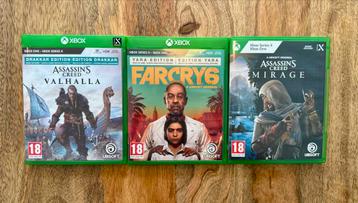 Xbox series en Xbox One spellen beschikbaar voor biedingen