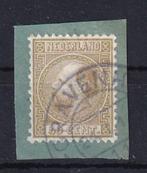 X166A) 1867 NL nr 12 briefstukje €200 geen garantie, Ophalen of Verzenden, T/m 1940, Gestempeld