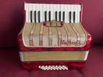 Kleine duitse Hohner Student accordeon . 32 bas . Licht ., Muziek en Instrumenten, Accordeons, Gebruikt, 32-bas, Hohner, Met riemen