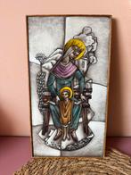 Prachtig vintage opaline tegeltableau, Antiek en Kunst, Ophalen of Verzenden