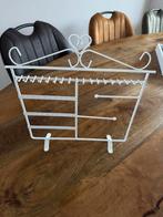 Sieradenhouder | rekje | ringen | ketting | oorbellen, Overige materialen, Overige voorstellingen, Wit, Ophalen of Verzenden