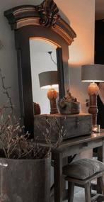 Spiegel Dusty Black Hoffz, Huis en Inrichting, 100 tot 150 cm, Ophalen of Verzenden, Zo goed als nieuw, 75 tot 100 cm
