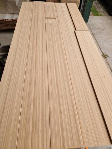 40m2 massieve bamboe houten vloerdelen #VERNIEUWD# beschikbaar voor biedingen