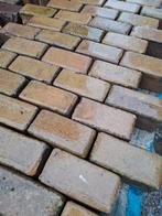 Oude gebakken keiformaat geel/brons 45m2, Tuin en Terras, Tegels en Klinkers, Ophalen, Gebruikt, Keramiek, Klinkers