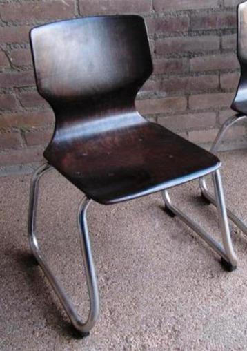 6x Pagwood kinderstoelen van Adam Stegner voor Flötotto set  beschikbaar voor biedingen