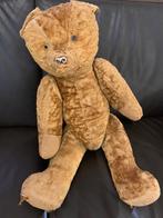 Teddybeer, oude beer, gevuld met houtwol, Antiek en Kunst, Ophalen of Verzenden