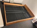 Auping lattenbodems (160x210) + gratis bed, Ophalen, Bruin, 210 cm, Tweepersoons