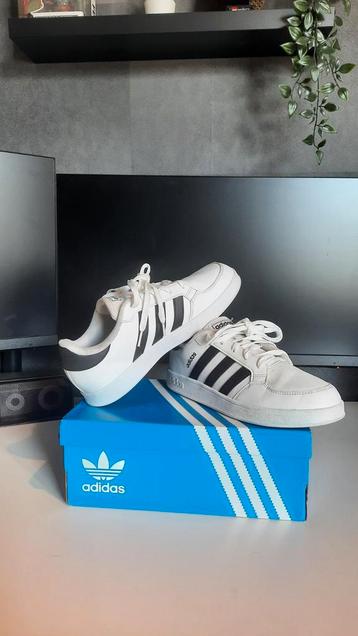Adidas Sneakers Wit - Zo Goed Als Nieuw - Maat 41 beschikbaar voor biedingen