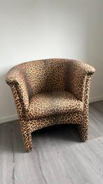 Panterprint stoel, Huis en Inrichting, Fauteuils, Ophalen, Zo goed als nieuw