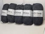 20 Bollen Grijs Katoengaren - Oline, Hobby en Vrije tijd, Breien en Haken, Ophalen of Verzenden, Nieuw, Breien of Haken, Wol of Garen