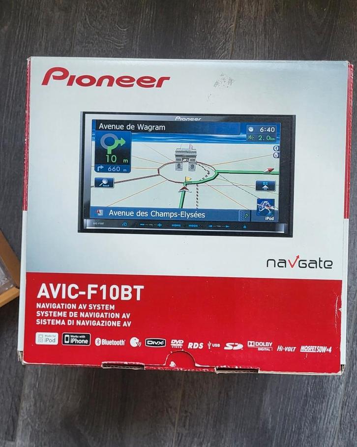 Pioneer AVIC-F10BT Radio Navigation, Auto diversen, Autonavigatie, Zo goed als nieuw, Ophalen of Verzenden