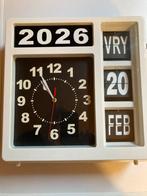 Tk. Alecto Seniorenklok Analoog met Datum, Huis en Inrichting, Woonaccessoires | Klokken, Ophalen, Zo goed als nieuw, Analoog
