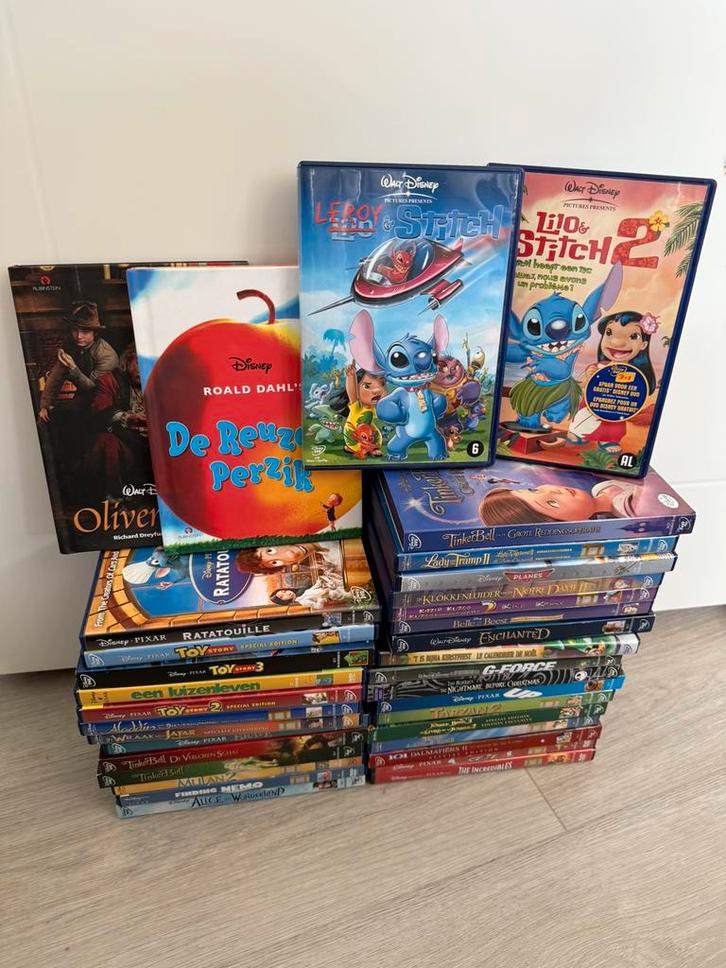 Prachtige stapel partij Disney DVD’s | Leroy / Lilo & Stitch, Verzamelen, Disney, Zo goed als nieuw, Overige typen, Overige figuren