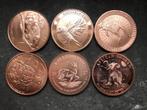 Zombucks world collection - Apocalypse - 6 x 1 oz copper, Ophalen of Verzenden, Koper