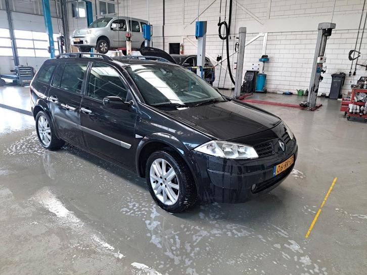 Renault Mégane 2.0 16V GR Tour Autcom 2005 Zwart, Auto's, Renault, Particulier, Mégane, Benzine, C, Stationwagon, Origineel Nederlands