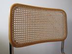 4x Thonet stijl Breuer Cesca buisstoel beuken rotan webbing, Overige kleuren, Vintage Bauhaus Design, Ophalen of Verzenden, Zo goed als nieuw