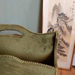 Lucky Vintage Krantenbak / Tijdschriftenrek Groen Velours, Huis en Inrichting, Woonaccessoires | Krantenbakken en Lectuurbakken