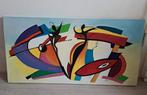 Te koop kunst schilderij levende kleuren, Ophalen of Verzenden