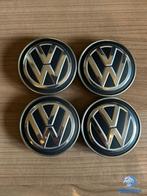 ORIGINELE VW Volkswagen naafkap naafdop set zwart chroom, Verzenden, Gebruikt