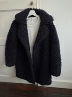 Sandro teddy jas coat winter blauw fluffy manteau mantel, Kleding | Dames, Jassen | Winter, Ophalen of Verzenden, Zo goed als nieuw