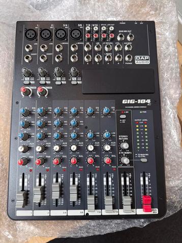 DAP Audio GIG-104C 10-kanaals live mixer beschikbaar voor biedingen