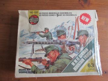 W.W.II German Mountain Troops (Airfix H0/00) beschikbaar voor biedingen