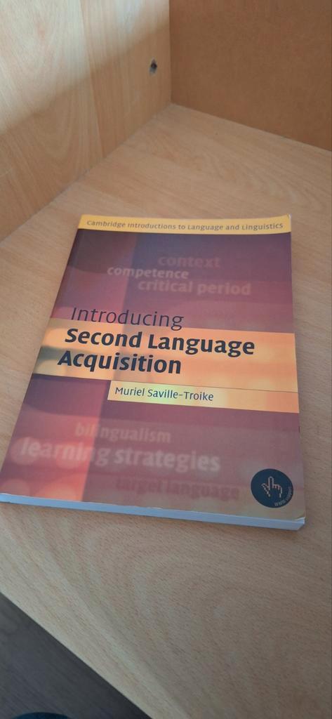 Introducing Second Language Acquisition, Boeken, Studieboeken en Cursussen, Gelezen, HBO, Alpha, Ophalen of Verzenden