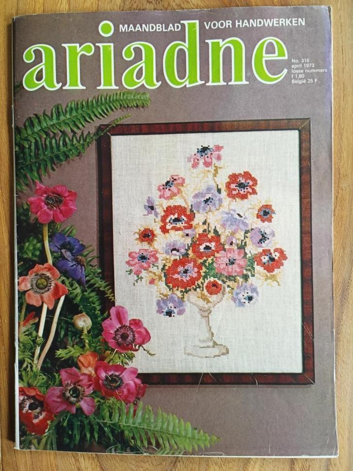 Ariadne handwerken april 1973 Nr. 316, Boeken, Hobby en Vrije tijd, Zo goed als nieuw, Overige onderwerpen, Ophalen of Verzenden