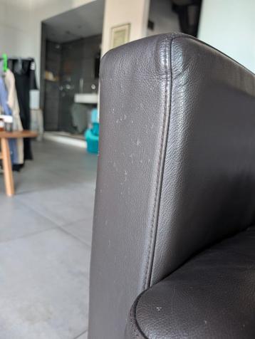 Ikea Landskrona 3-zits bruin leer - afbeelding 5