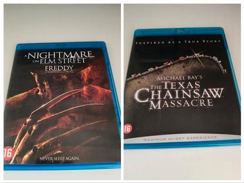 Nightmare On Elm Street + Chainsaw Massacre - Blu-ray', Cd's en Dvd's, Blu-ray, Zo goed als nieuw, Horror, Ophalen