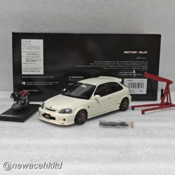 Honda civic ek9 mugen champion white motorhelix beschikbaar voor biedingen