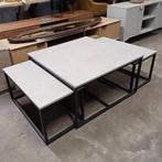Salontafel Dacey Betonlook, Set van 3 stuks van Nohr, Ophalen