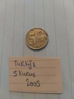 Turkije 5 Kurus 2005, Postzegels en Munten, Munten | Europa | Niet-Euromunten, Verzenden, Overige landen, Losse munt
