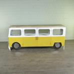 24166 Toonbank Minibar Bus Mangohout Metaal 2,25 m, Metaal, Zo goed als nieuw, Ophalen, 75 cm of meer