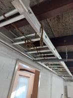 Schuifladder aluminium, Ophalen of Verzenden, Gebruikt, Opvouwbaar of Inschuifbaar, 4 meter of meer