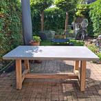 Tuintafel betonlook, Ophalen, Gebruikt, Rechthoekig, Aluminium