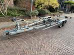 Atlanta boot trailer dubbel asser motorboot rib 6,50 M., Watersport en Boten, Boottrailers, Ophalen, Gebruikt, 1500 tot 3000 kg