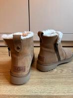 UGG laarzen Romely Zip Cognac, Kleding | Dames, Ophalen, Zo goed als nieuw, Bruin, Hoge laarzen