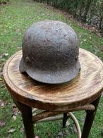 Duitse helm bodemvondst met verfresten, Verzamelen, Verzenden, Duitsland, Helm of Baret